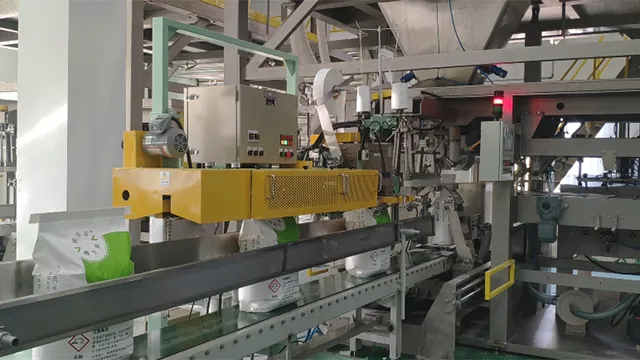 Automatic Bagging and Palletizing Machine for Sodium Formate (800 bags/hour)- Organic Chemical, Wuhan, China