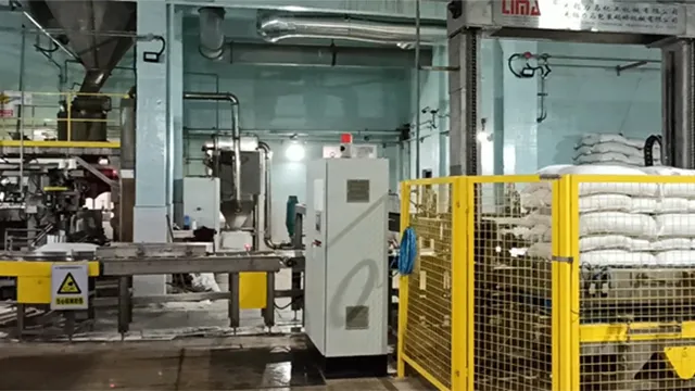 Automatic Weighing, Bagging, and Palletizing Machine for Ammonium Sulfate (600 bags/hour)- Jinshenglan, Hubei, China